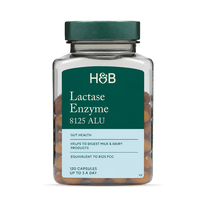 Holland & Barrett Lactase Enzyme 8125 ALU 120 Capsules
